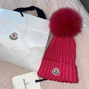 Moncler Ribbed Wool Beanie